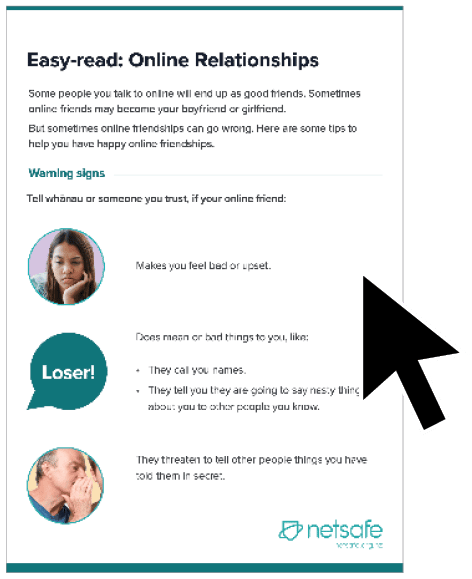Easy-read Online Relationships Thumbnail