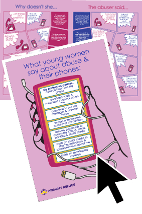 What young women say about abuse & their phones: preview of digital tactics booklet